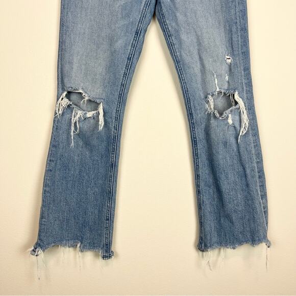 MOTHER Superior The Tripper Ankle Jeans Misbeliever Distressed Size 24 - Picture 5 of 16